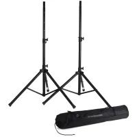 Комплект акустичних стійок Gator Frameworks RI-Spkrstdset-200-AL-Aluminum Tripod Speaker Stand Set With Bag