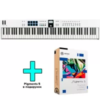 Midi-клавиатура Arturia KeyLab Essential 88 mk3 (White)+ Arturia Pigments
