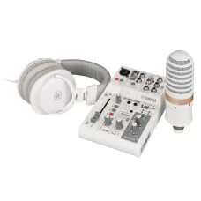Комплект для запису Yamaha AG03MK2 LSPK Live Streaming Pack (White)