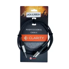 Мікрофонний кабель Clarity JACK-XLR(M)/2m