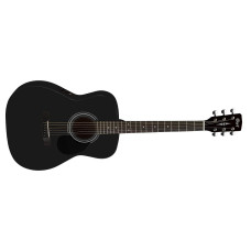 Электро-акустическая гитара Cort AF510E (Black Satin)