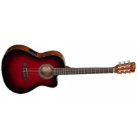 Классическая гитара Cort Jade E Nylon (Burgundy Red Burst)