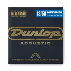 Струны Dunlop DAB1356 80/20 Bronze Guitar Strings (13-56)