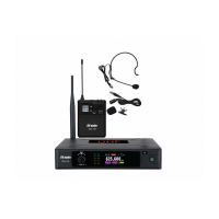 Радиосистема DV audio DGX-14B с гарнитурой и петличкой черного цвета