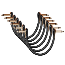 Патч кабели Donner Music Professional Guitar Effect Pedal Cable 6 inch 6-Pack EC889X6