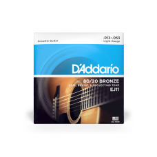 Струны D'addario EJ11 80/20 Bronze Regular Light (12-53)