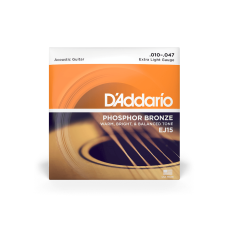 Струни D'addario EJ15 Phosphor Bronze Extra Light (10-47)