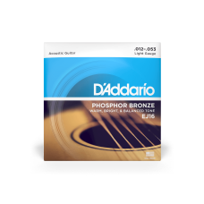 Струны D'addario EJ16 Phosphor Bronze Regular Light (12-53)