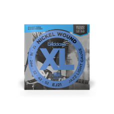 Струны D'addario EJ21 XL Nickel Wound Jazz Light (12-52)