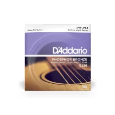 Струны D'addario EJ26 Phosphor Bronze Custom Light (11-52)