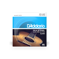 Струны D'addario EJ40 Silk & Steel Folk Regular Light (11-47)