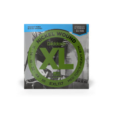 Струны D'addario EXL117 XL Nickel Wound Medium Top / Extra Heavy Bottom (11-56)