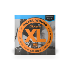 Струны D'addario EXL140-8 XL Nickel Wound Light Top/ Heavy Bottom 8-String (10-74)