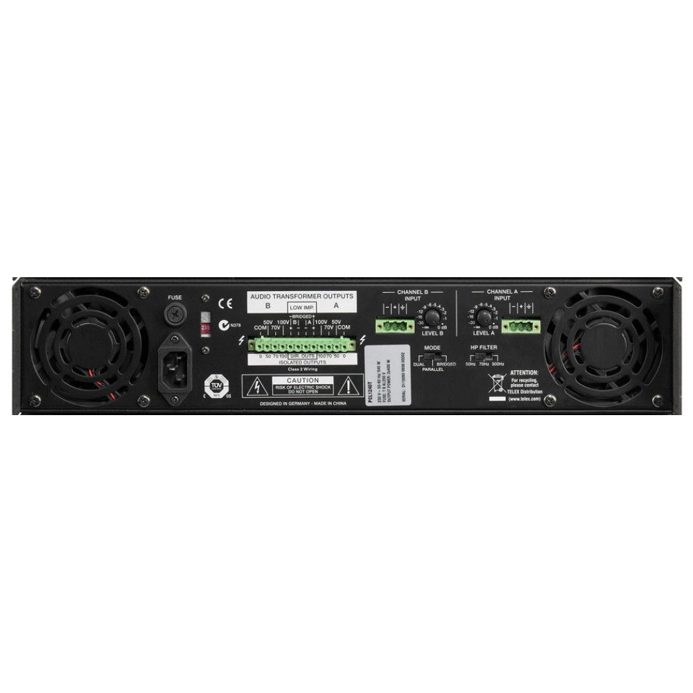 Усилитель мощности Dynacord PCL 1240T