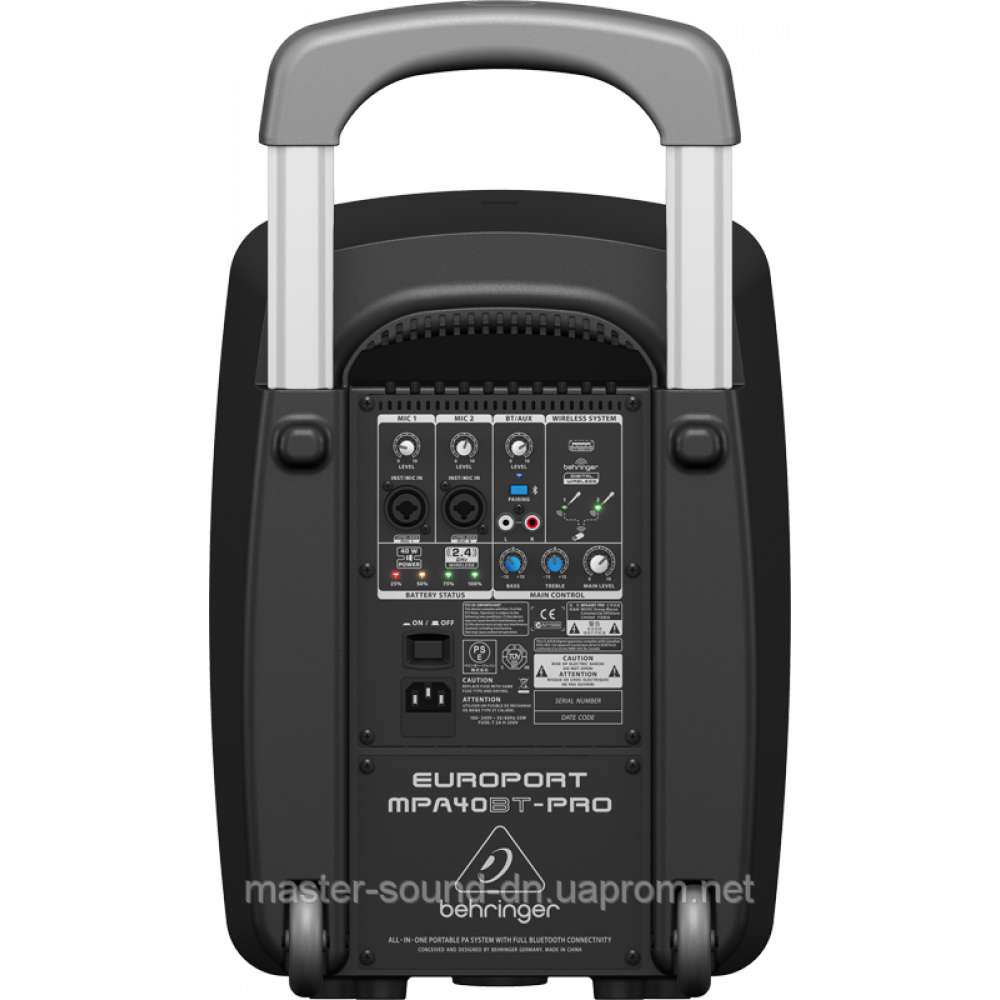 Портативна акустика Behringer MPA40BT PRO
