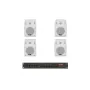 Акустичний комплект DV Audio LA804PB4W