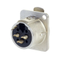 Панельный разъем Neutrik NC3FD-L-1