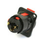 Панельный разъем Neutrik NJ3FP6C-B