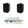 Акустичний комплект 4all Audio SET 2XWall 420E Black 1XPAMP-60-BT